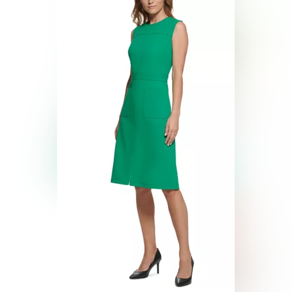 Karl Lagerfeld Paris A-Line Midi Dress (Size: S) - Picture 3 of 5